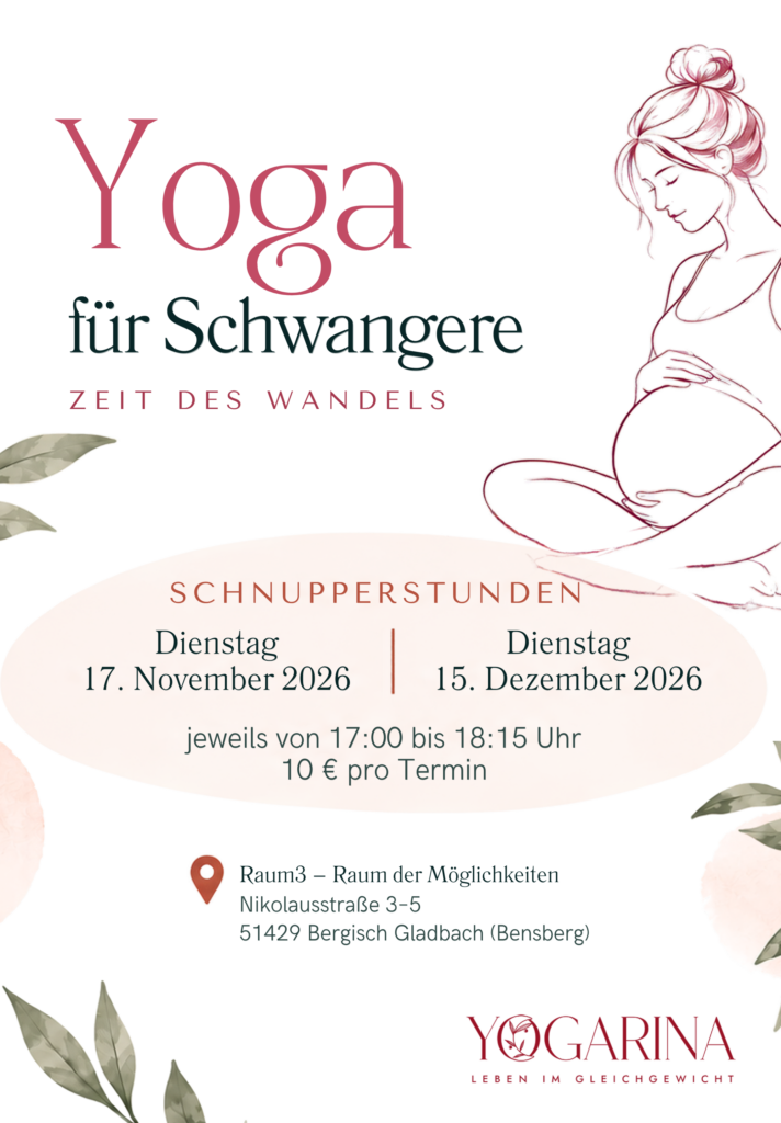 Flyer: Yoga für Schwangere – Zeit des Wandels